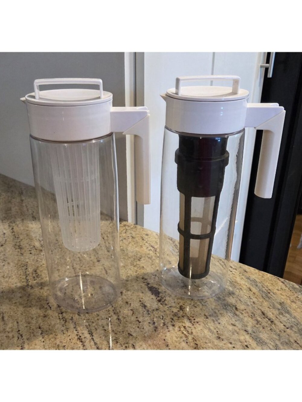 Lot of 2 Takeya cold brew iced coffee maker & water infusion basket Pitchers